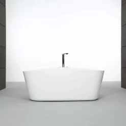 Spalina Baignoire balnéo îlot Tao Bulle 170x80 cm, blanc, By