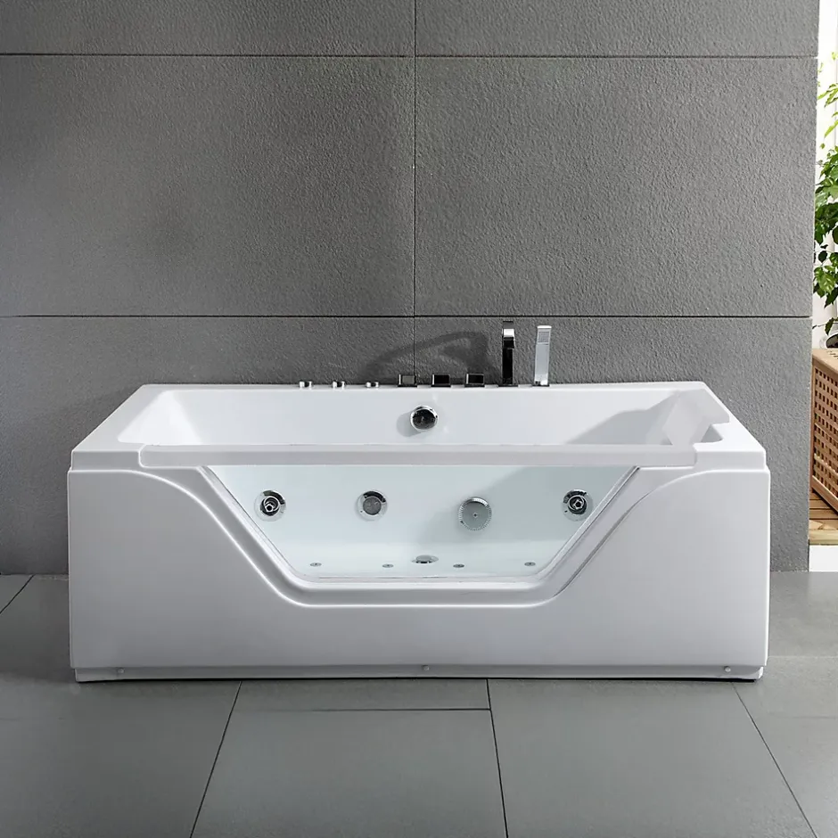 Spalina Baignoire Balnéo Tahiti White Jets, 170x80cm, by* Baignoire Balnéo