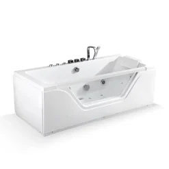 Spalina Baignoire Balnéo Tahiti White Jets, 170x80cm, by* Baignoire Balnéo