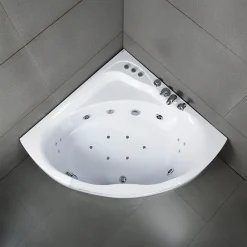 Spalina Baignoire Balnéo Tasmanie White Jets, 135x135cm, by* Baignoire Balnéo