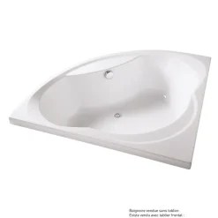 Valentin Baignoire d'angle 140 x 140 cm Giverny sans tablier* Baignoire D'Angle