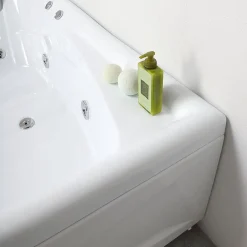 Kiamami Valentina Baignoire D'angle Double Avec Hydromassage Aida Gauche* Baignoire Balnéo