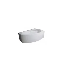Azura Home Design Baignoire d'angle droite RIMA avec tablier - 130cm* Baignoire Asymétrique