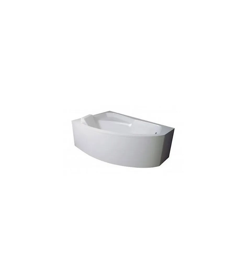 Azura Home Design Baignoire d'angle gauche RIMA avec tablier - 150cm* Baignoire Asymétrique