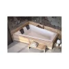 Azura Home Design Baignoire d'angle Gauche ULTIMA DUO ultra-slim - 170cm