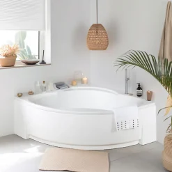 Valentin Baignoire d'angle Giverny 140 x 140 cm + Tablier* Baignoire D'Angle