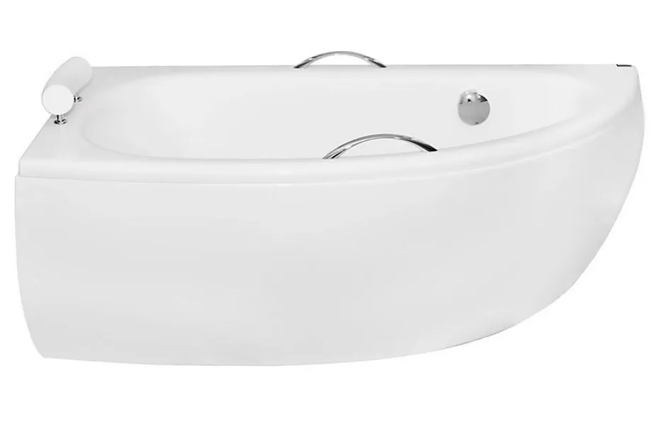Azura Home Design Baignoire d'angle MARINA angle GAUCHE avec tablier