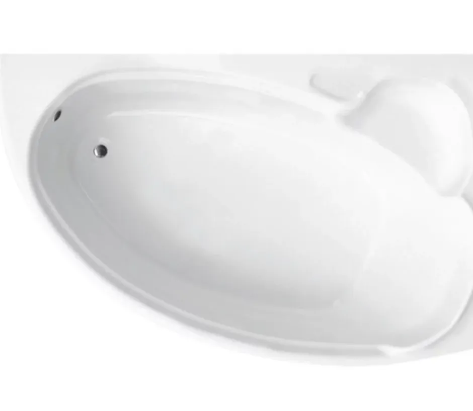 Azura Home Design Baignoire d'angle NOVA Droite avec tablier - 170cm