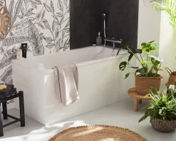 Jacob Delafon Baignoire droite 160 x 70 cm blanc mat* Baignoire Droite
