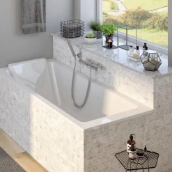 Jacob Delafon Baignoire droite 170 x 70 cm blanc brillant