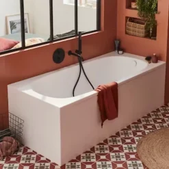 Jacob Delafon Baignoire droite 160 x 70 Bastille blanc brillant