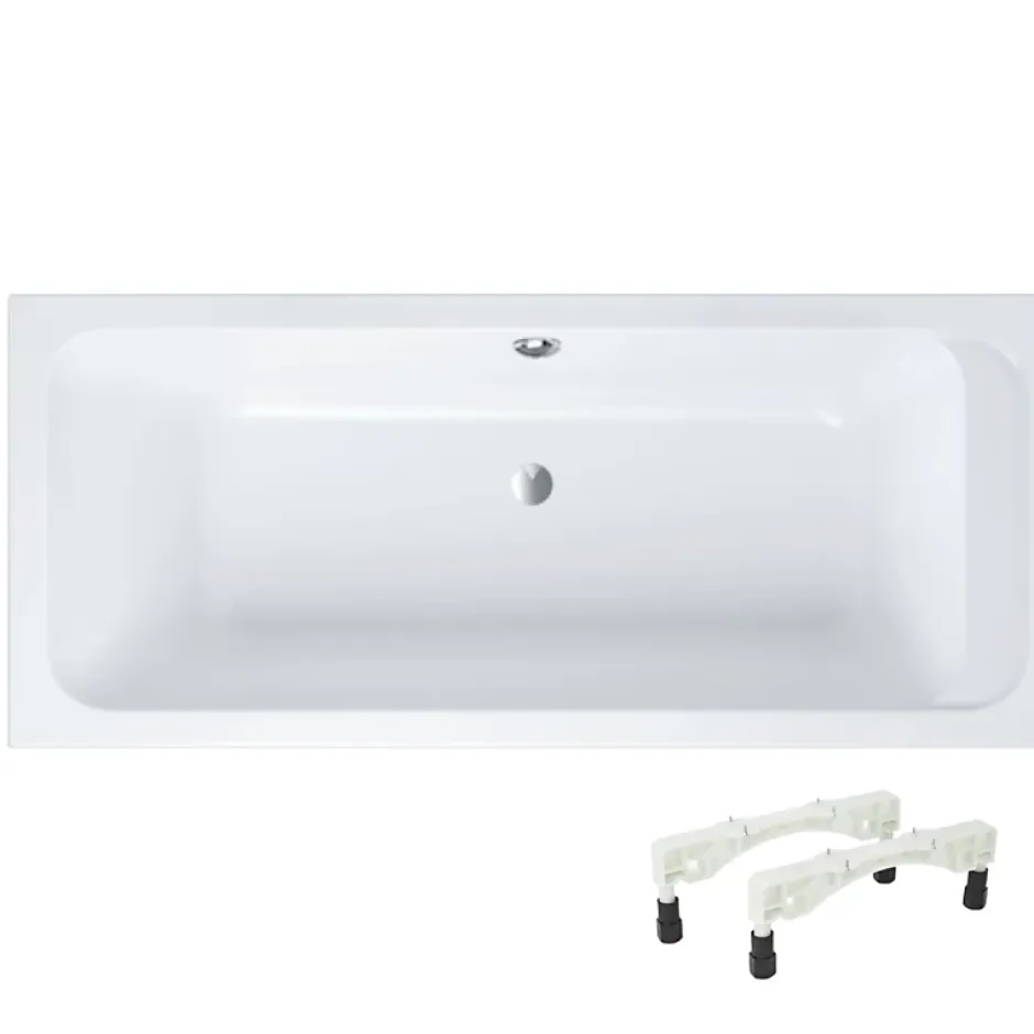 Villeroy & Boch Baignoire droite 190 X 90 VILLEROY ET BOCH Architectura acrylique avec pieds* Baignoire Droite