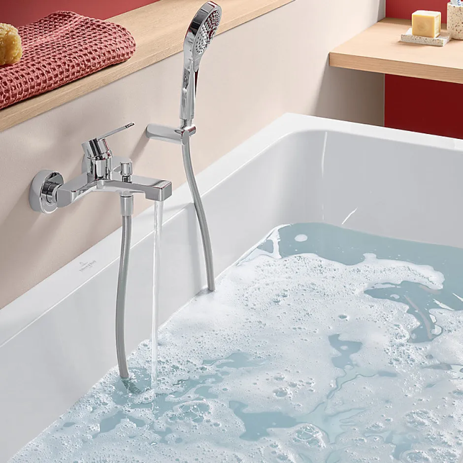 Villeroy & Boch Baignoire droite 170 X 80 VILLEROY ET BOCH Architectura acrylique avec pieds