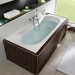 Villeroy & Boch Baignoire droite 180 x 80 VILLEROY ET BOCH Oberon Quaryl* Baignoire Droite