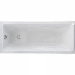Sanindusa Baignoire droite acrylique haute densité NF conforme aux marchés publics Easy 170x70 blanche (vidage non inclus)* Baignoire Droite