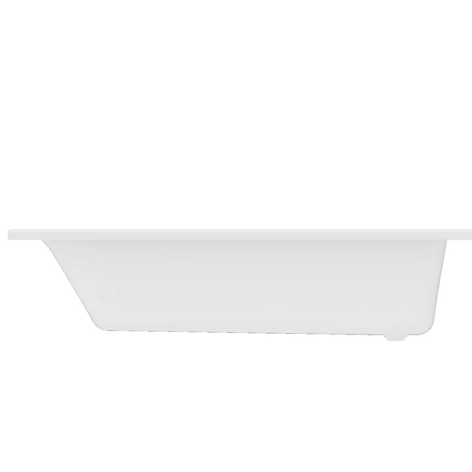 GoodHome Baignoire droite Bolmen L. 170 cm x l. 75 cm blanc* Baignoire Droite