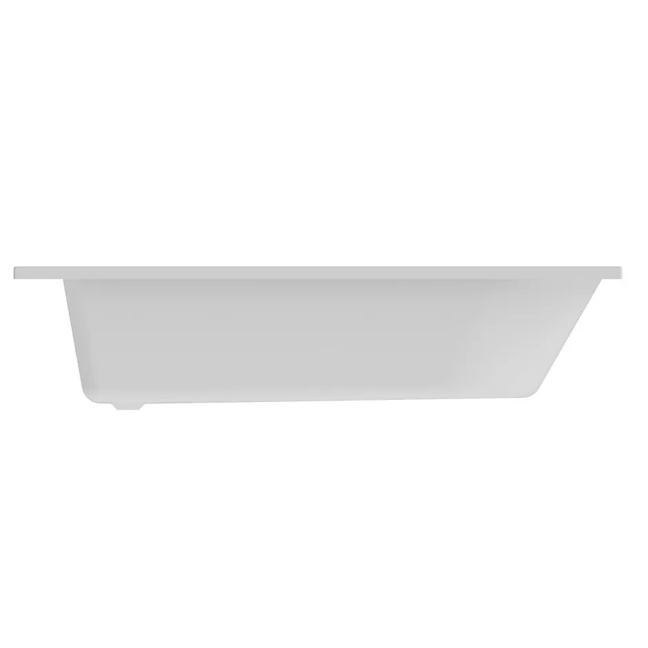 GoodHome Baignoire droite en acrylique L.160 x l.70 cm blanc, Cavally
