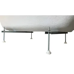 GoodHome Baignoire droite en acrylique L.160 x l.70 cm blanc, Cavally