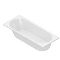 Baignoire droite Horyn L. 170 cm x l. 70 cm blanc* Baignoire Droite