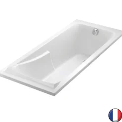 Jacob Delafon Baignoire droite Corvette confort Acrylique renforcé 170 x 70
