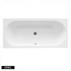 Besco Baignoire Droite sans Tablier - 160 x 75 cm - VITAE SANS TABLIER - REPOSE-TÊTE OFFERT* Baignoire Droite