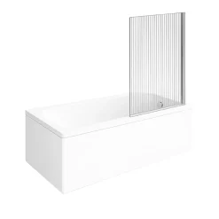 Villeroy & Boch Baignoire droite Architectura acrylique 150 x 70 cm + Pare bain droite AURYS Raywall chromé