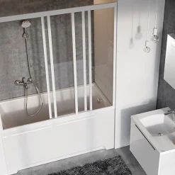 Plusdeplace Baignoire gain de place compacte 120cm