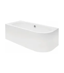 Azura Home Design Baignoire HILIO GAUCHE avec tablier - 170cm* Baignoire Asymétrique