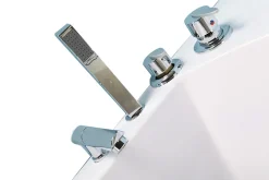 Eliteshopping Baignoire hydromassage blanc 180 X 90 cm Chromothérapie 14 jets Primula* Baignoire Balnéo