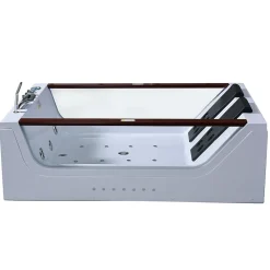 Eliteshopping Baignoire hydromassage pour 2 personnes 180 X 120 cm 18 jets Pearl