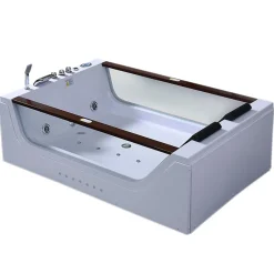 Eliteshopping Baignoire hydromassage pour 2 personnes 180 X 120 cm 18 jets Pearl