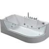 Eliteshopping Baignoire hydromassage Verre Panoramique 170 X 80 cm 6 jets Lotus* Baignoire Balnéo