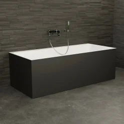 Spalina Baignoire Ilot Cobalt 170 noire 170x75x56cm, by