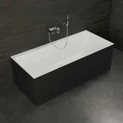Spalina Baignoire Ilot Cobalt 170 noire 170x75x56cm, by