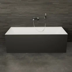 Spalina Baignoire Ilot Cobalt 170 noire 170x75x56cm, by