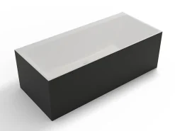Spalina Baignoire Ilot Cobalt 170 noire 170x75x56cm, by