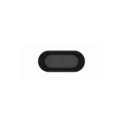 Planète Bain Baignoire ilot noir 170x80 Matte Black* Baignoire Îlot