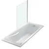 Jacob Delafon Baignoire Corvette 160x70 cm + Pare bain