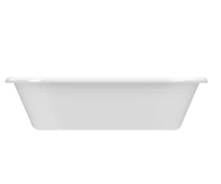 GoodHome Baignoire îlot adossée 170 x 80 cm blanche, Emba* Baignoire Îlot