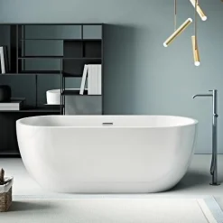 Stano Baignoire îlot design ovale BOSTON blanche 180 cm