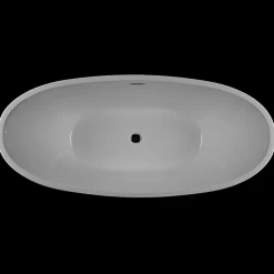 Stano Baignoire îlot design ovale BRIGHTON blanche 157 cm