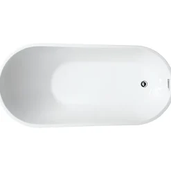 Stano Baignoire îlot design ovale OPRAH blanche 140 cm