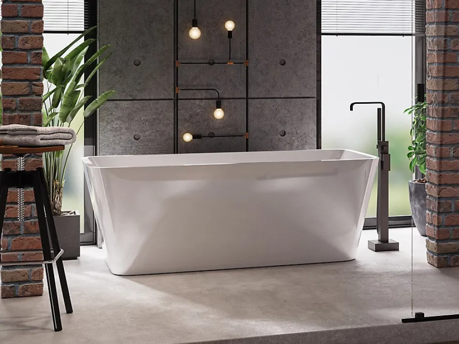 Azura Home Design Baignoire îlot EVITA 160 x 80 cm* Baignoire Îlot