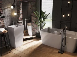Azura Home Design Baignoire îlot EVITA 160 x 80 cm* Baignoire Îlot