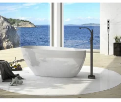 Azura Home Design Baignoire îlot GOYA - 142 x 62 cm* Baignoire Îlot