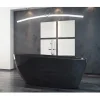 Azura Home Design Baignoire îlot GOYA noir - 160 x 70 cm* Baignoire Îlot