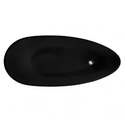 Azura Home Design Baignoire îlot GOYA noir - 160 x 70 cm* Baignoire Îlot