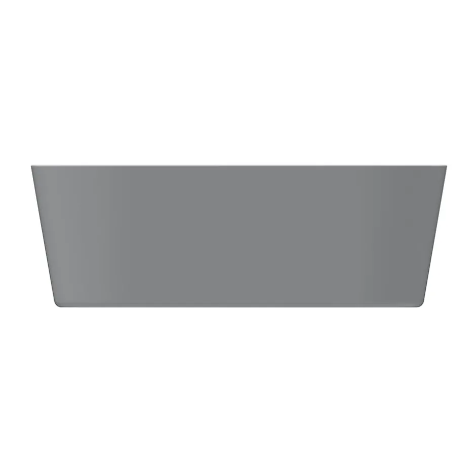 GoodHome Baignoire îlot Huron L. 150 cm x l. 75 cm gris