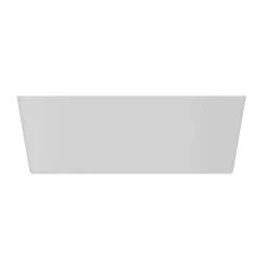 GoodHome Baignoire îlot Huron L. 150 x l.75 cm blanc