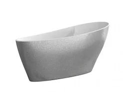 Azura Home Design Baignoire îlot KEYA GLAM SILVER 165 x 70 cm* Baignoire Îlot